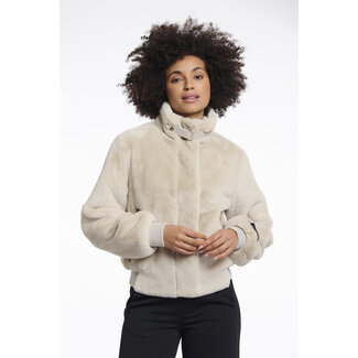 Rino & Pelle Short fake fur jacket  Birch