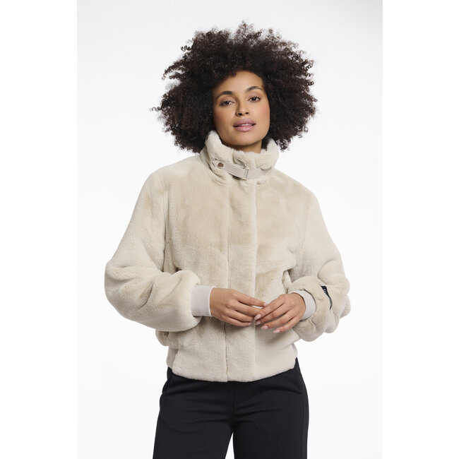 Rino & Pelle Short fake fur jacket  Birch