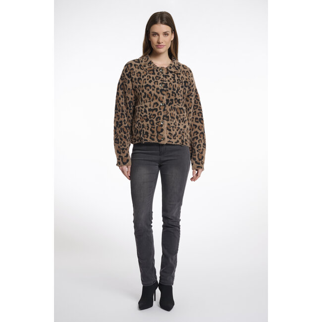 Rino & Pelle Boxy jacket  Leopard