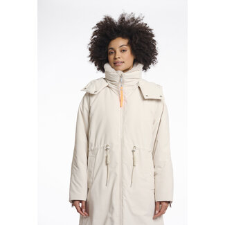 Rino & Pelle Outdoor jacket with detachable faux fur collar  Birch