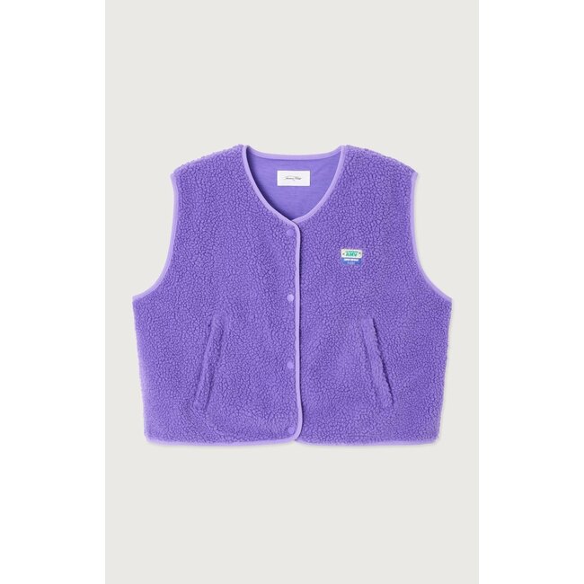 American Vintage HOKTOWN PURPLE VESTE COURTE SM