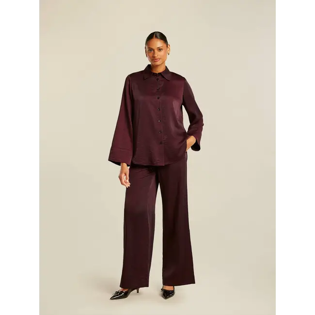 Beaumont SEM Blouse Burgundy