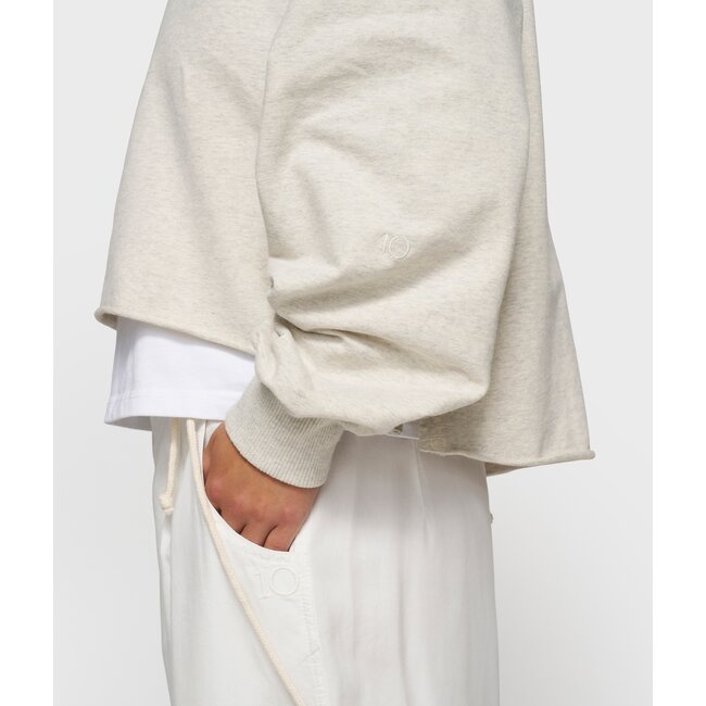 10Days LA sweater soft white melee
