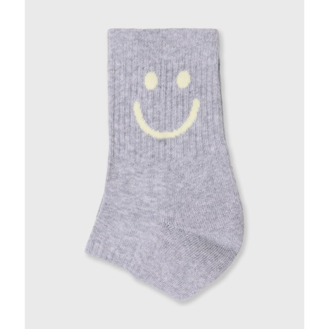10Days socks smile white grey melee