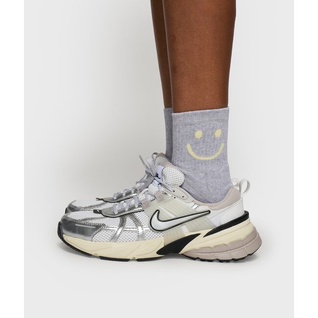 10Days socks smile white grey melee
