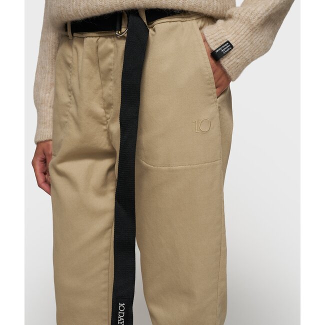 10Days belted pants earth