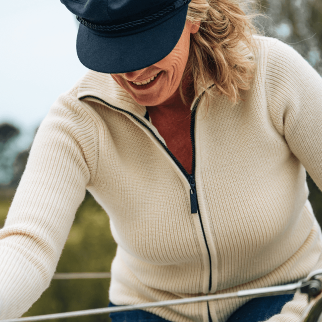 Roosenstein Wolke Jeldou | schippersvest Woolwhite