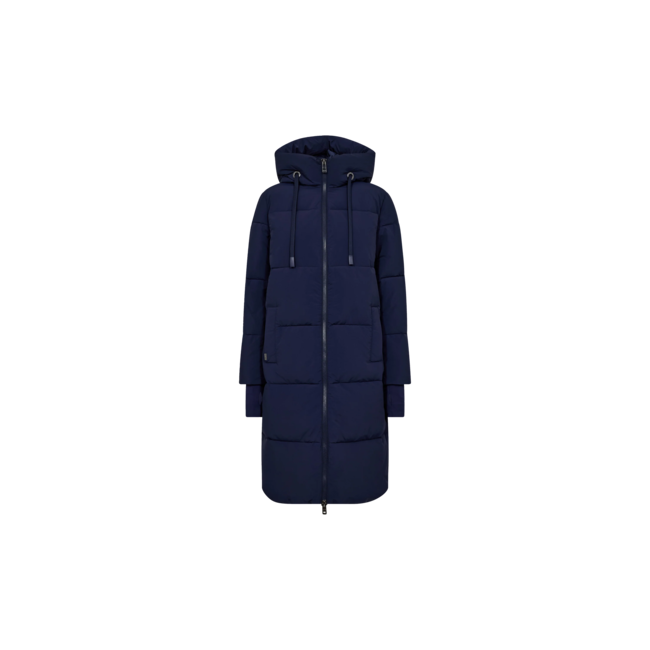 Mos Mosh MMOllie Terma Long Coat Maritime Blue