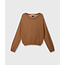 10Days thin knit sweater suede