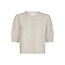 NEO NOIR Trudy Knit Cardigan Beige Melange