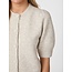 NEO NOIR Trudy Knit Cardigan Beige Melange