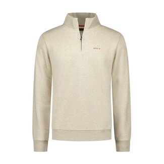 New Zealand Auckland SWEAT HALF ZIP LIGHT CLAY MELANGE