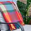John Hanly Merino Wool Cashmere Throw Bright Yellow, Pink and Green Check 