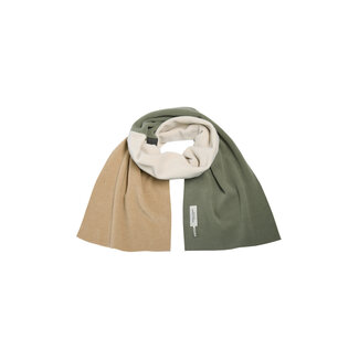 Henriette Steffensen SCARF DUSTY GREEN /KIT/CAMEL 480 4063 NW