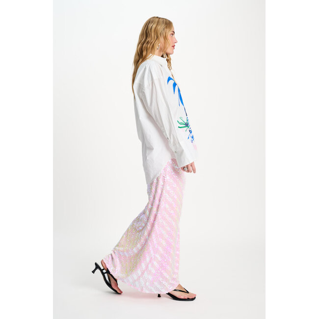 Pom Amsterdam BLOUSE - Poplin Beachcomber White