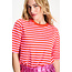 POM TSHIRT - Stripe Orange Pink Multi colour