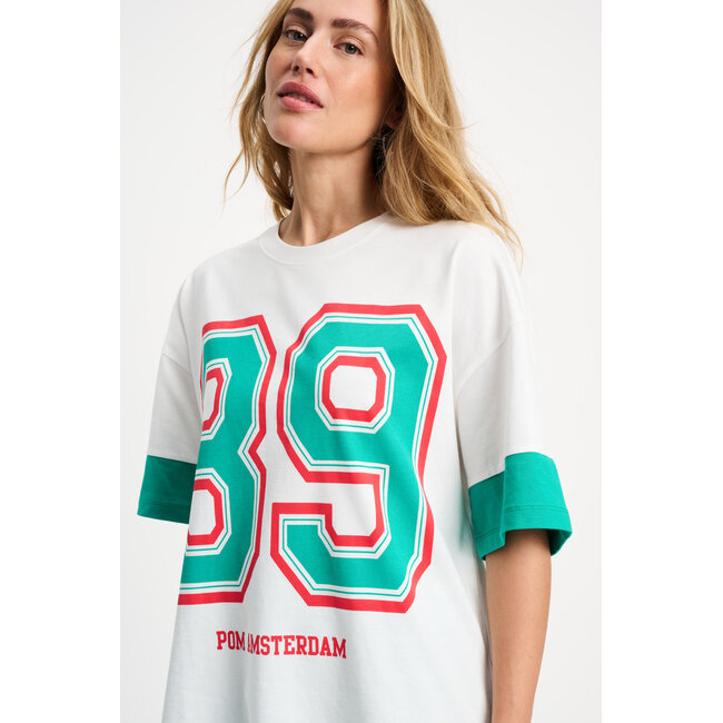 POM TSHIRT - Oversized Summer of 89 White