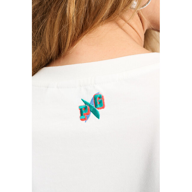 Pom Amsterdam TSHIRT - Oversized Summer of 89 White