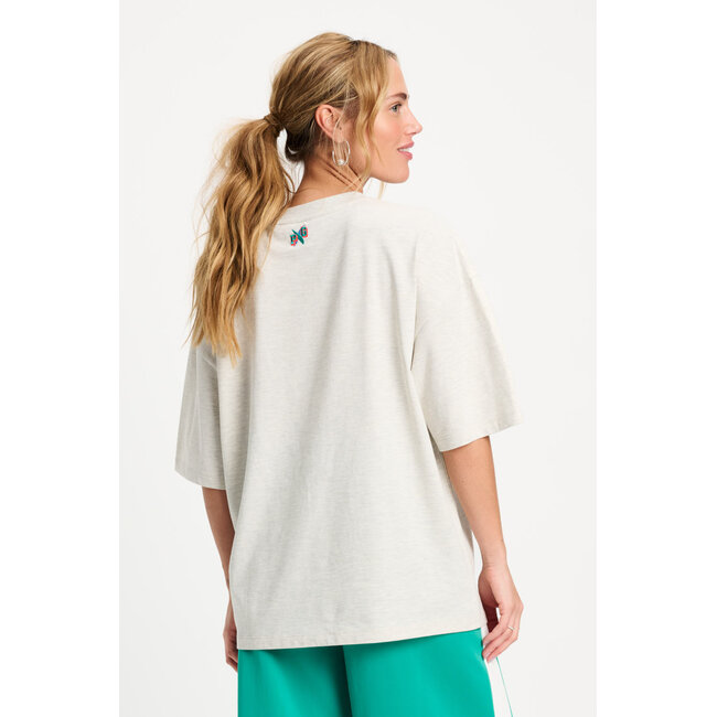 Pom Amsterdam TSHIRT - Oversized Game On Grey