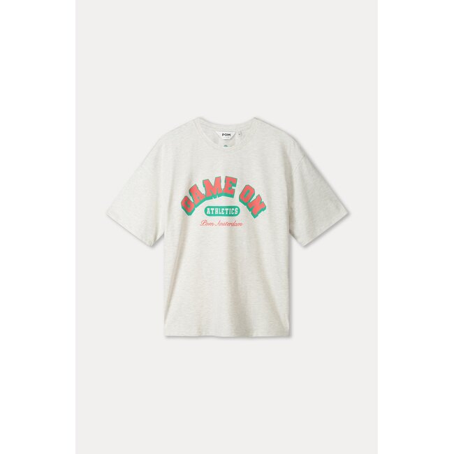 Pom Amsterdam TSHIRT - Oversized Game On Grey