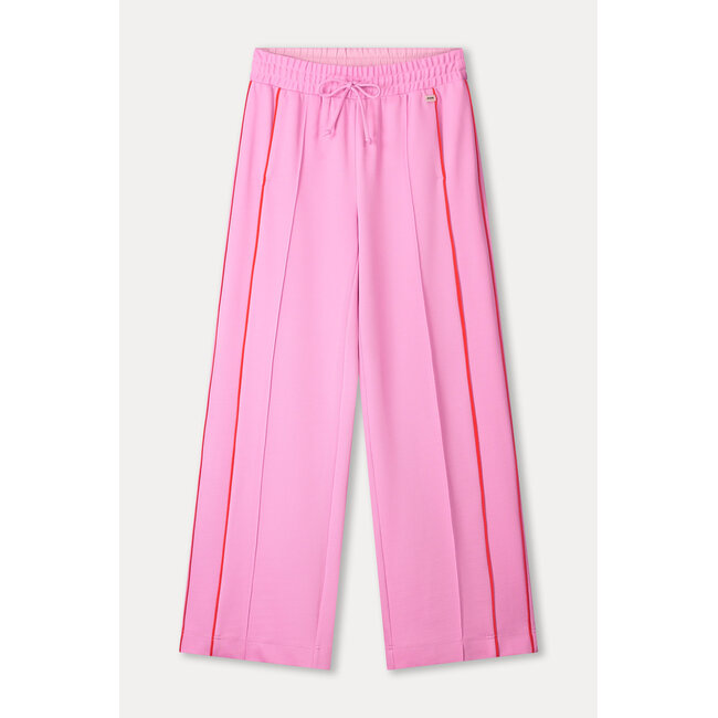 Pom Amsterdam TRACKPANTS - Colourblock Cheering Pink Pink