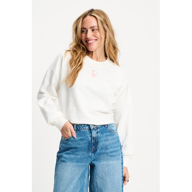 POM SWEATER - Matchpoint White White