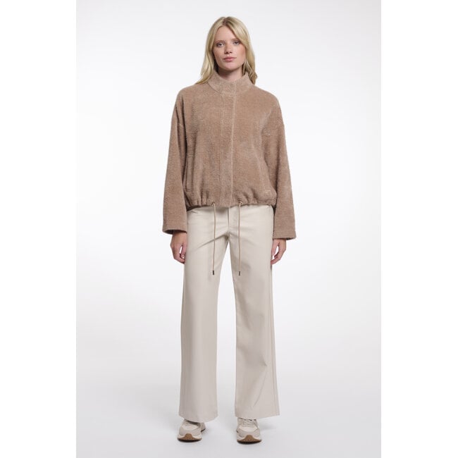 Rino & Pelle Boxy jacket with closure  Rosy brown