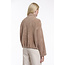Rino & Pelle Boxy jacket with closure  Rosy brown