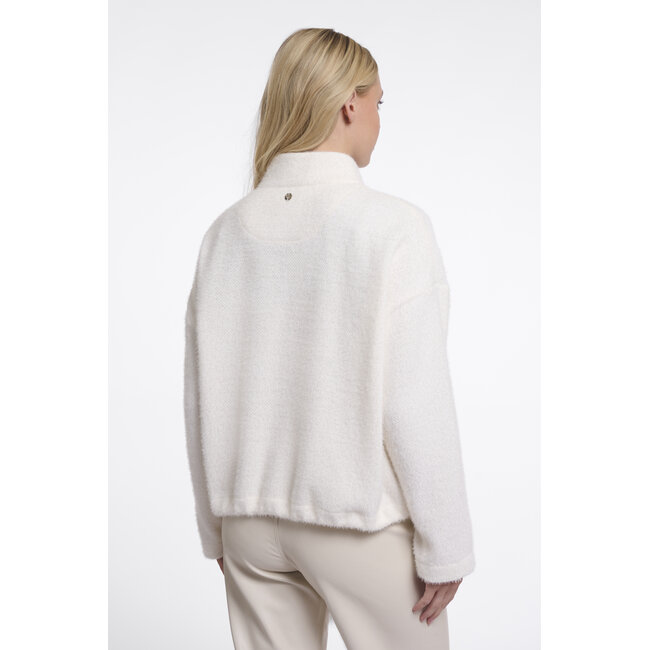 Rino & Pelle Boxy jacket with closure  Snow white