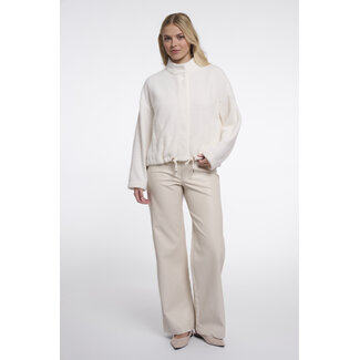 Rino & Pelle Boxy jacket with closure  Snow white