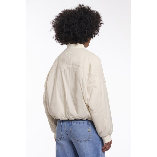 Rino & Pelle Light padded cropped bomber jacket  Birch