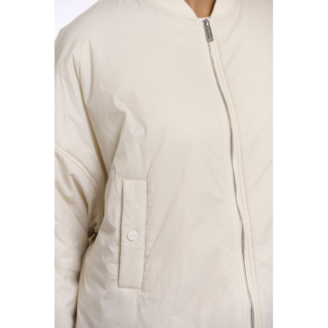 Rino & Pelle Light padded cropped bomber jacket  Birch