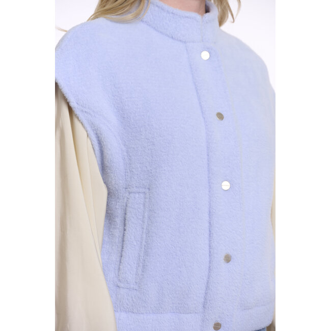 Rino & Pelle Boxy waistcoat  Light blue