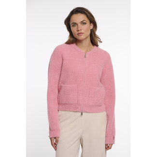 Rino & Pelle Short cardigan with zipper closure  Confetti pink