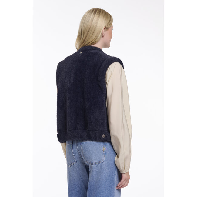 Rino & Pelle Short waistcoat  Dark navy