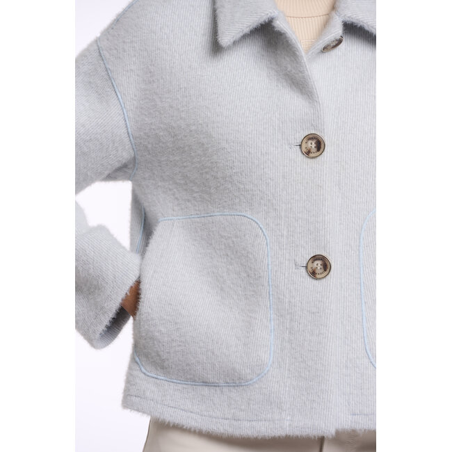 Rino & Pelle Single breasted jacket  Light blue snow