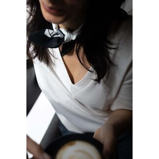 Aimée the Label ZackA V-neck shirt Off-white