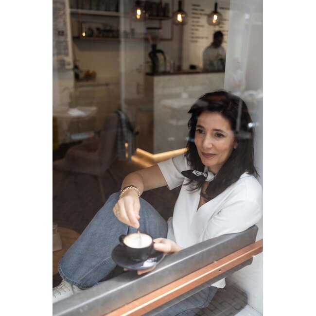 Aimée the Label ZackA V-neck shirt Off-white