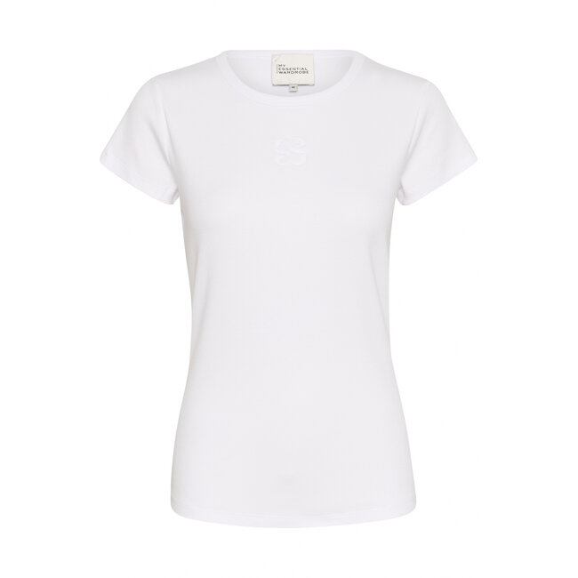 My Essential Wardrobe 09 THE MANDY TEE Bright White