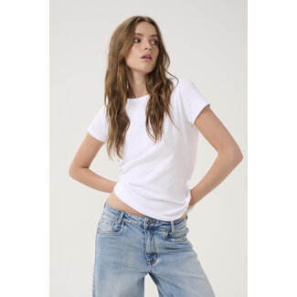 My Essential Wardrobe 09 THE MANDY TEE Bright White