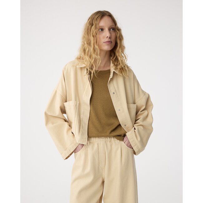 Knit-ted Daisy Jacket Sand