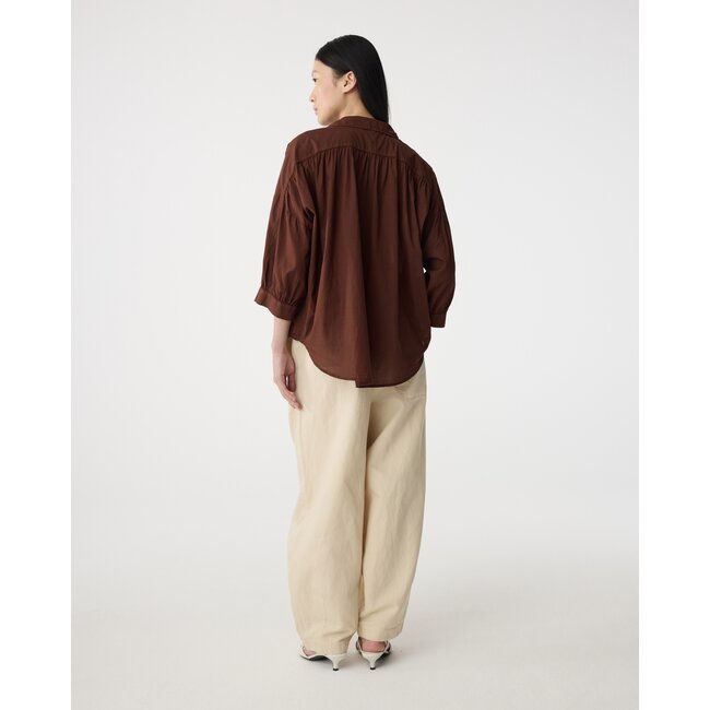 Knit-ted Mook Blouse Mid Brown