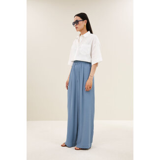 By-Bar benji viscose pants blue stone