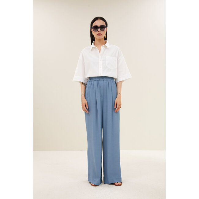 By-Bar benji viscose pants blue stone