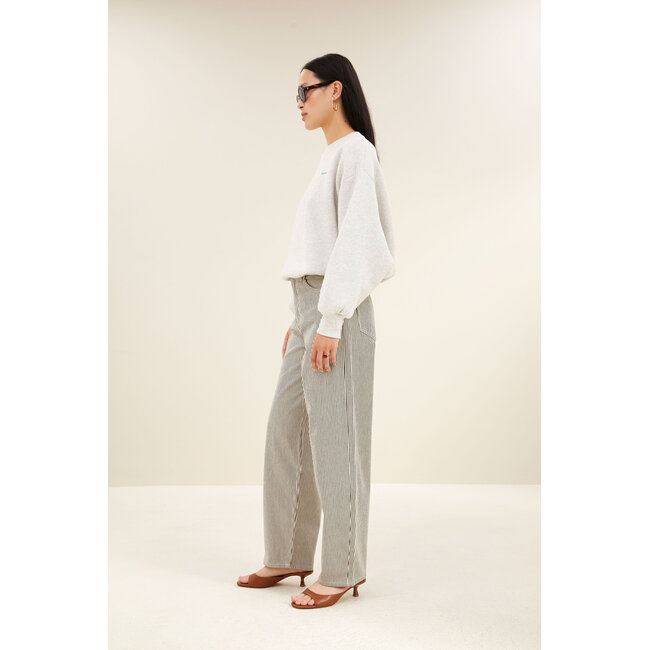 By-Bar bibi clover sweater light grey melee