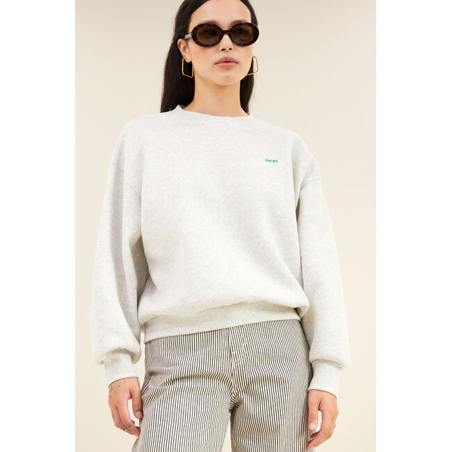 By-Bar bibi clover sweater light grey melee