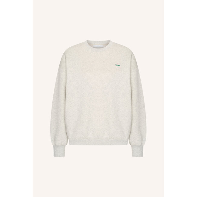 By-Bar bibi clover sweater light grey melee