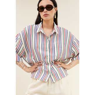 By-Bar pilar multi stripe blouse multi stripe
