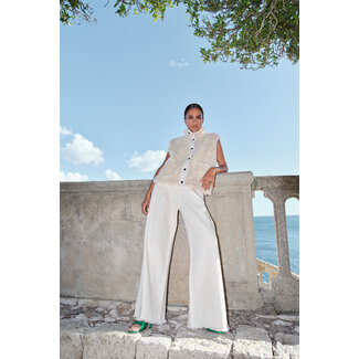 By-Bar steve sleeveless jacket off white