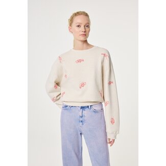 Fabienne Chapot Terry Sweater Oatmeal Melange